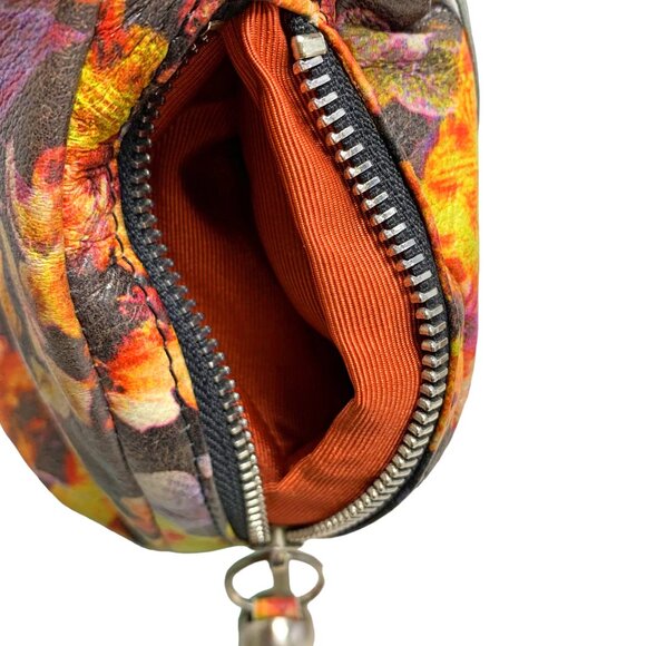 HOBO The‎ Original Phoebe Autumn Orchards Leather Shoulder Bag - Picture 7 of 10